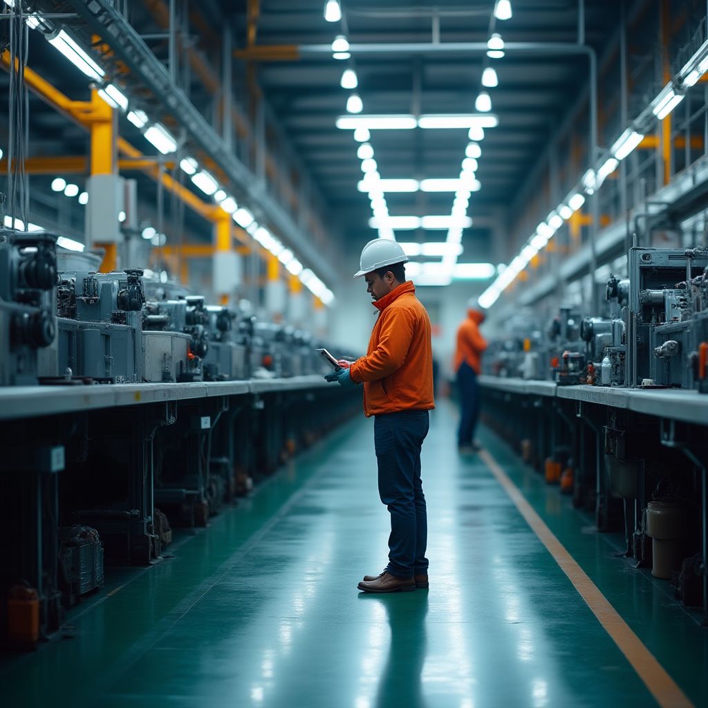 Planta industrial modernizada